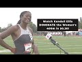 Watch Kendall Ellis DOMINATE the women's 400m! | Sound Running Track Meet