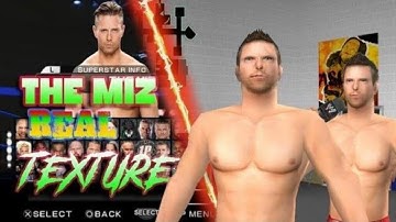 The Miz Real texture with real face + real body for SVR11  / 2K19 replay on superstar / by SVR TMOD