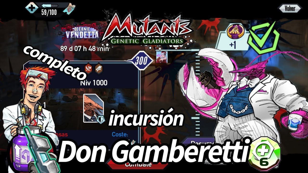 Incursión Oceánic Vendetta completa Mutants Genétic