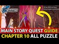 How to complete main story quest chapter 10 all puzzle full guide sword art online last recollection