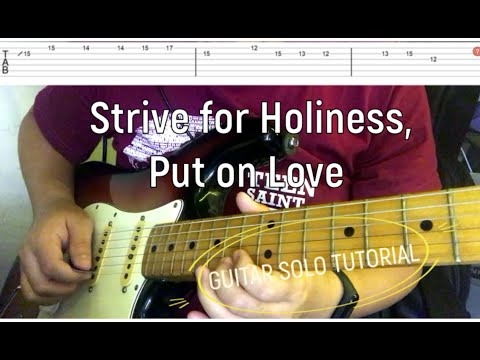 Strive for Holiness,