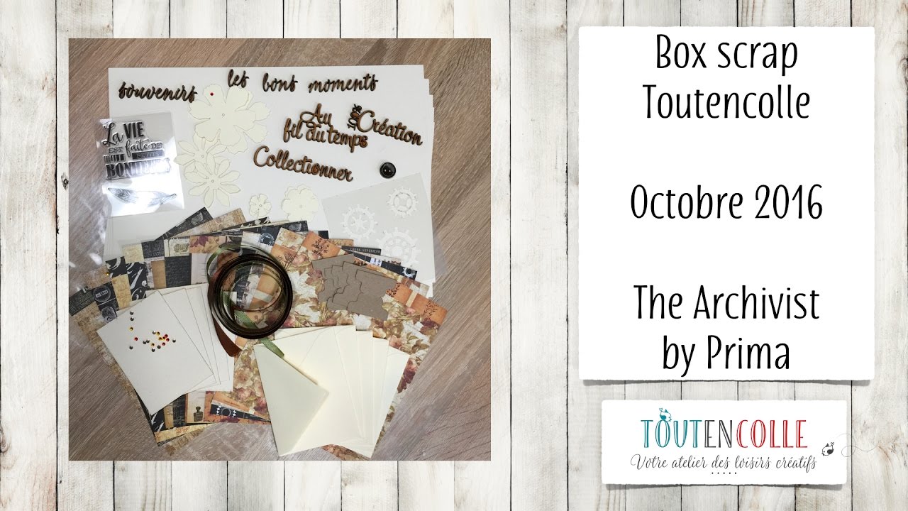 presentation box octobre 16 scrapbooking tiendas