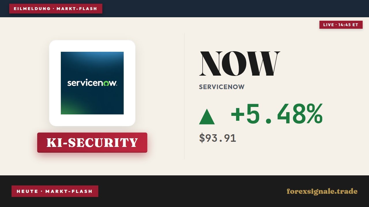 ServiceNow Übernahme über $7,75 Mrd.: Chance für KI-Security und Aktie