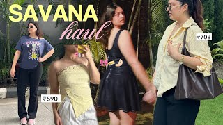 Download Lagu Savana Haul *Worth ₹10,000* || Tops, Dress, Bags \u0026 more... Pinteresty Finds From Savana MP3