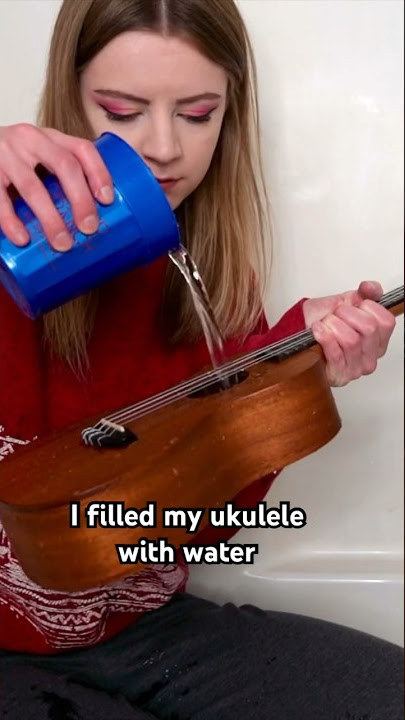 I filled my ukulele with water and it sounds UNREAL