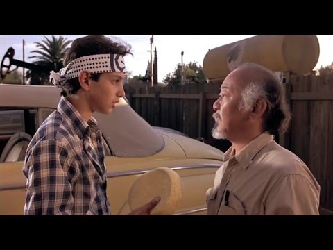 The Karate Kid (1984) - Wax On, Wax Off Scene (4/5) | MovieTimeTV