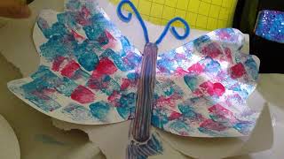 Sponge Painted Butterfly