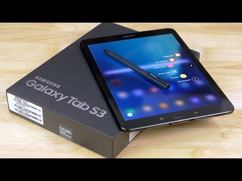 Video: Samsung Galaxy Tab S3: Planšetdatoru Pārskats