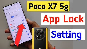 How to lock apps in Poco x7 5g/Poco x7 5g me app lock kaise kare/app lock setting