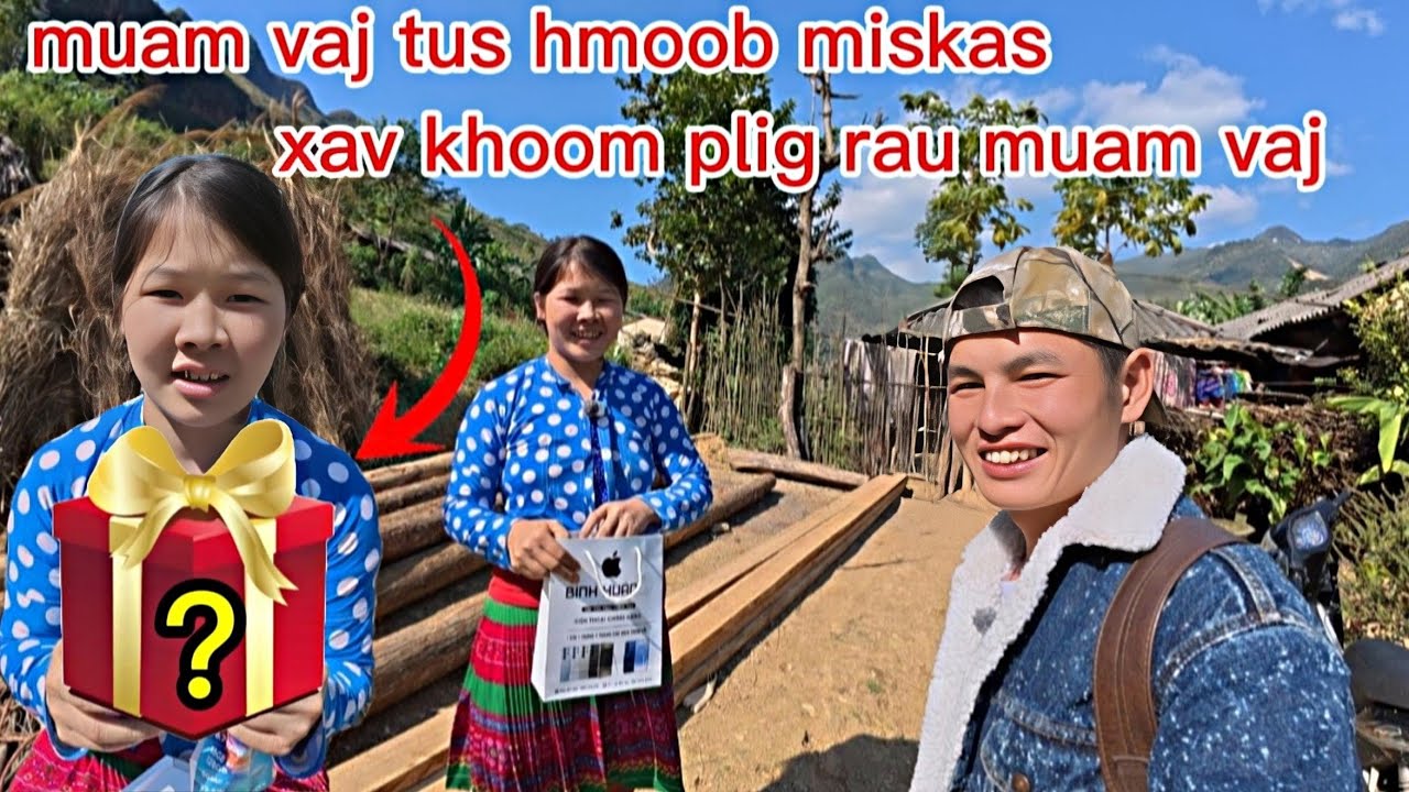 Thawj zaug hau muam vaj lub neej tau txais khoom plig loj npaum no...,? #hmtv #hmoobtxojkevuaneej 