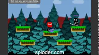 Sploder game showcase-spider-man vs everyone