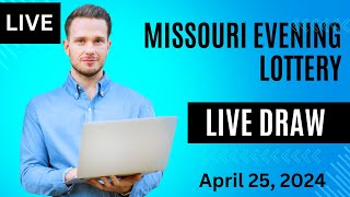 Missouri Evening Lottery Live Drawing Results - 25 April, 2024 - Pick 3 - Pick 4 - Cash Pop - Lotto
