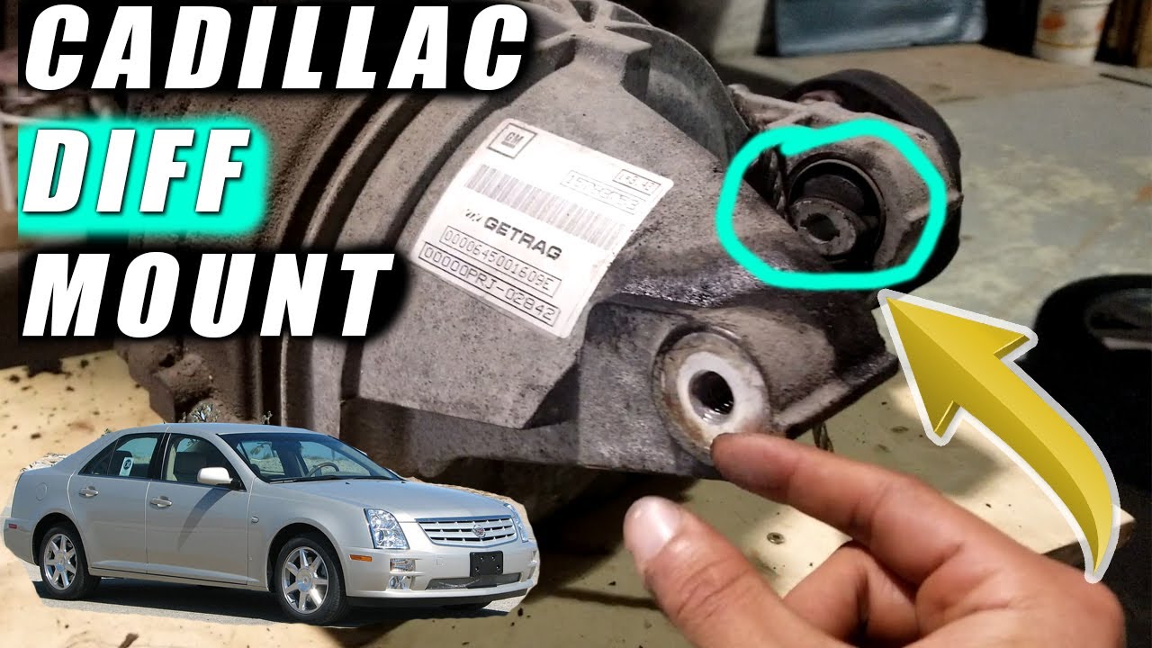 HOW TO: Cadillac Rear Differential Bushing CTS STS - YouTube