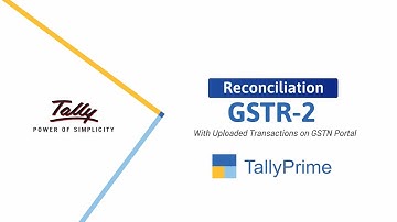 How to Reconcile GSTR-2 Transactions in TallyPrime (Hindi) | TallyHelp