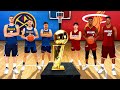 Nuggets vs Heat NBA FINALS Basketball Challenge!