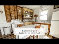 Unfitted kitchen reveal  early 1900s farmhouse