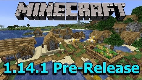 Minecraft 1.14.1 Pre-Release 1- Critical Bug Fixes!