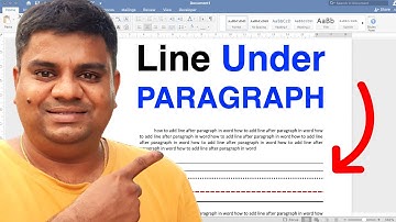How To Add Line After Paragraph In Word (Microsoft)