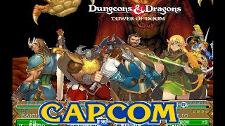 [CPS2]Dungeons & Dragons: Tower of Doom-Hardest 4p cooperate No Death All