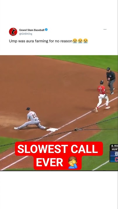 Ump Said Nah I'm Not Making That Call 😵 - YouTube
