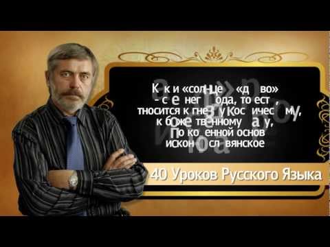 Сергей Алексеев 40 уроков Русского Языка Слово