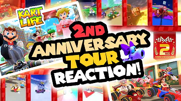 2nd ANNIVERSARY TOUR Mega-Reaction!! // Mario Kart Tour