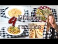 4 DELICIOUS &amp; AFFORDABLE DINNER RECIPES THAT ARE EASY TO MAKE! | Dinner Ideas