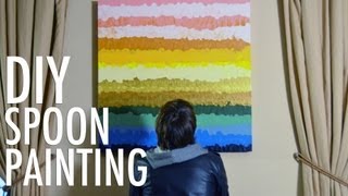 DIY Spoon Painting - Easy Home Decorating with Mr. Kate