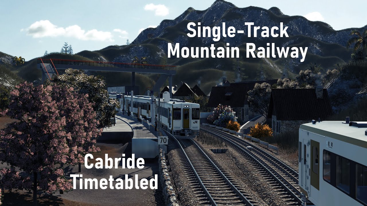 [Cabview] Haizwang Line | Limited Express on a Single-Track Mountain Railway [Transport Fever 2]