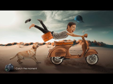 تصميم دمج احترافي ازاي تفكر في كامبين