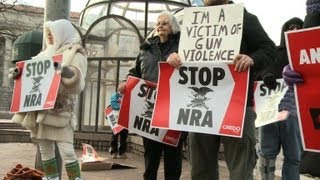 Protesters crash NRA announcement in Washington
