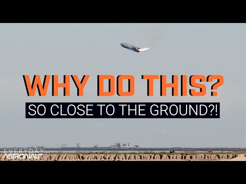 Why does Starship belly flop?