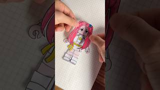 Mira🩷 Kpop demon hunter stickerbook Mira #kpopdemonhunters #stickerbook#shorts #diy#mira#roblox