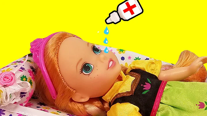 RUNNY NOSE ! Elsa & Anna toddlers - Little Anna is...