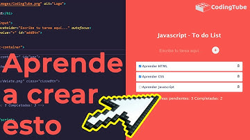 Vanilla JAVASCRIPT para CREAR tu APP de lista de tareas (To do List) [Manipulación del DOM]