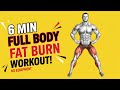 6 Minute Leg Burnout | Slim Legs & Glute Lift (At Home)