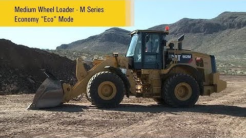 Economy mode on Cat® M Series Medium Wheel Loaders