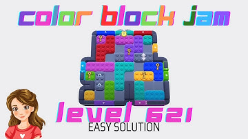 Color Block Jam Level 621 Easy Solution Walkthrough