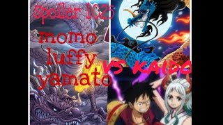 One piece analysis ,Spoiler chapter 1025 , LUFFY YAMATO MOMONUSKI VS ,KAIDO