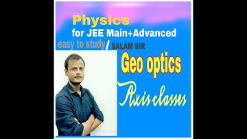 IIT-JEE: physics video lectures- Displacement method for lense in geometrical optics  by Salam sir