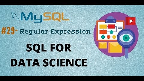 Regular Expression in MySQL | MySQL Tutorial for Beginners | MySQL Full Course