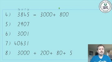 Partitioning 4 Digit Numbers