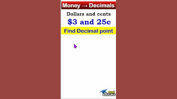 Dollars & Cents to Decimal | Cambridge Primary Math Workbook  | Unit 3.3 Money