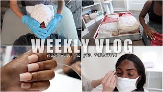 VLOG: PREP WITH ME FOR VACATION | NAILS + HAIR + PACKING + SHOPPING | iDESIGN8