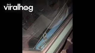 Clever Use Of A String To Get Into Locked Car || Viralhog