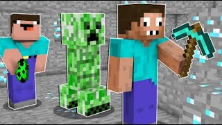 НУБ И 7 ПРАНКОВ НАД ПРО В МАЙНКРАФТ ! НУБИК НЕВИДИМКА ПРОТИВ ТРОЛЛИНГ ЛОВУШКА В MINECRAFT Дак Плей