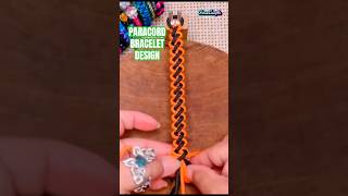 Easy Paracord Bracelet design #remix #shorts #howto #style #design #diy #tutorial #bracelet