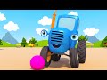 Синий трактор - Весёлая победа | Развивающие мультфильмы про машинки для детей