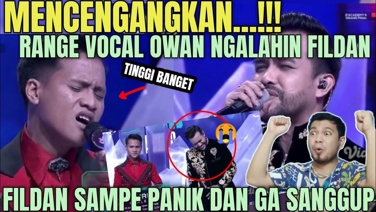 ADU SUARA TINGGI❗OWAN FEAT FILDAN - BUNGA DAHLIA | REACTION