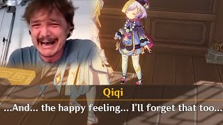 When you talk to Qiqi and the tears flow themselves...